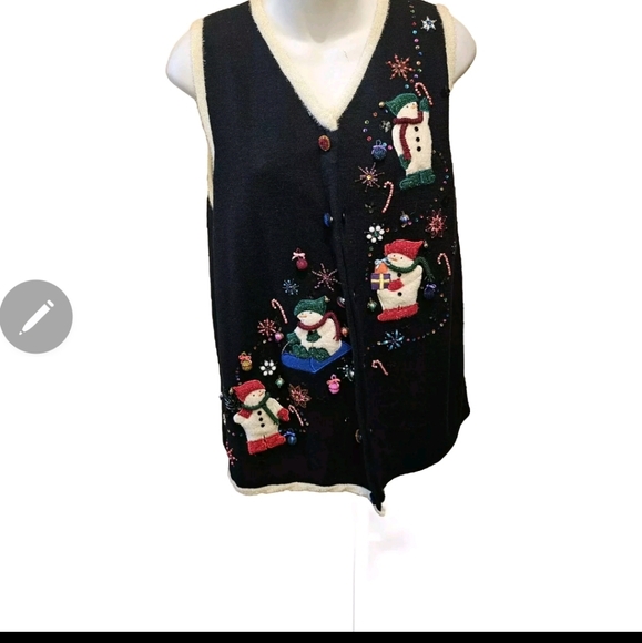 Quacker factory vest christmas - Picture 1 of 3